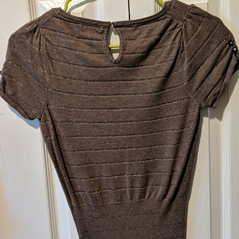 Neutral Colored, Fitted Top From Express - image 4